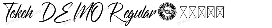 Tokeh DEMO Regular字体转换